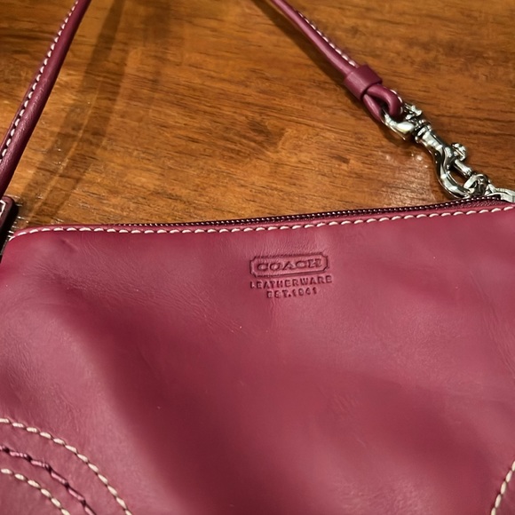 Coach wristlet - Beautiful Berry color - Picture 3 of 7